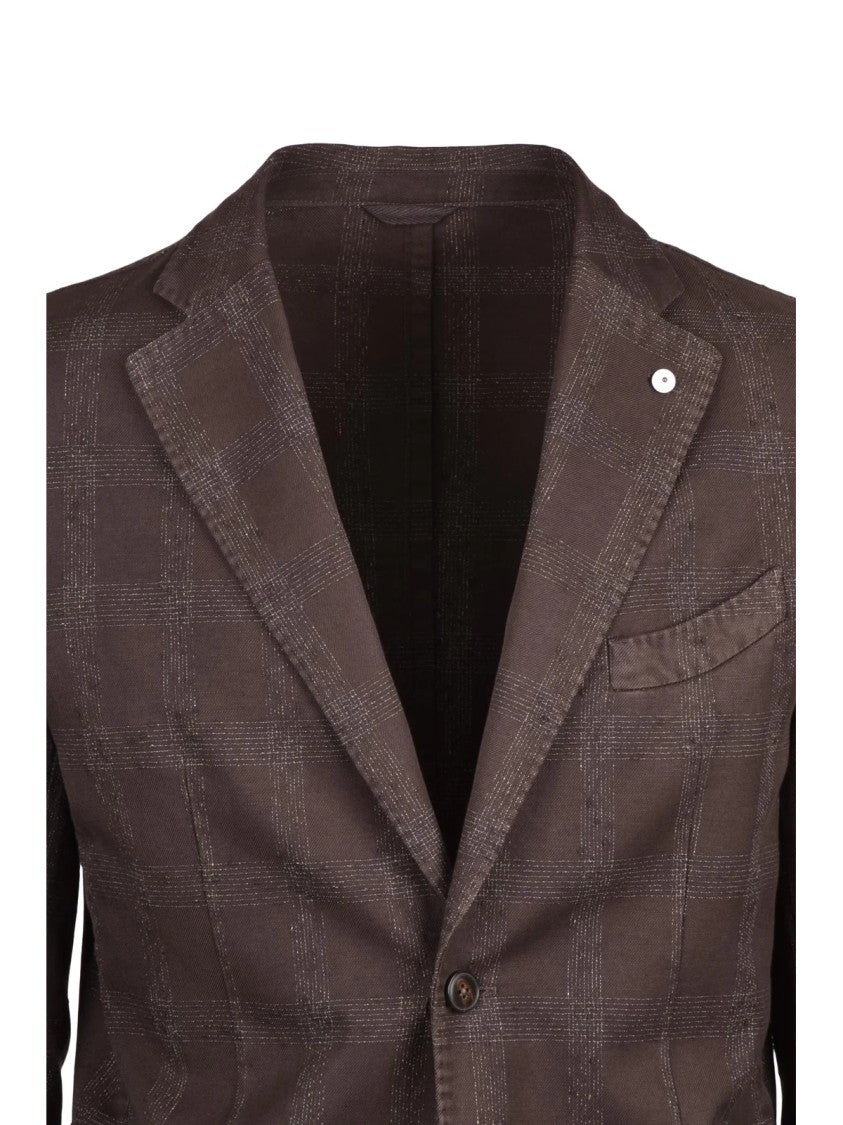 L.B.M. 1911 Round Jacket Mixed Fibers - Brown
