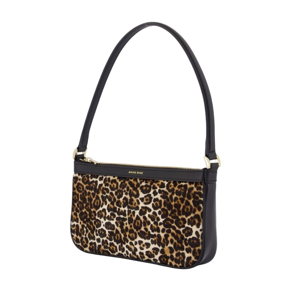 Anine Bing Mini Elly Shoulder Bag - Leather - Black