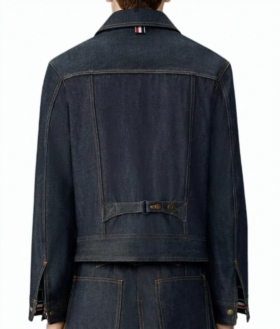 Thom Browne Structured Denim Utility Jacket