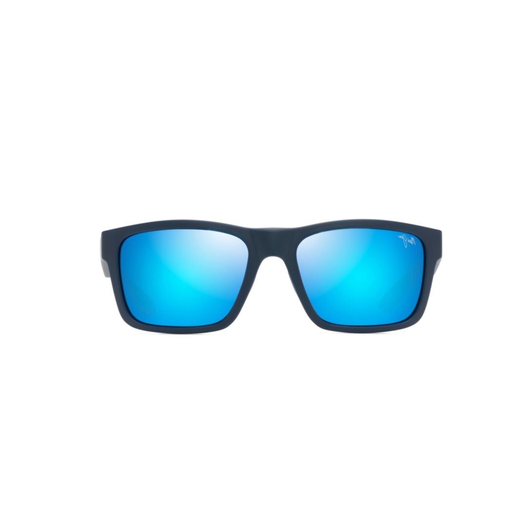 Maui Jim The Flats Rectangular Frame Sunglasses With Mirrored Lenses