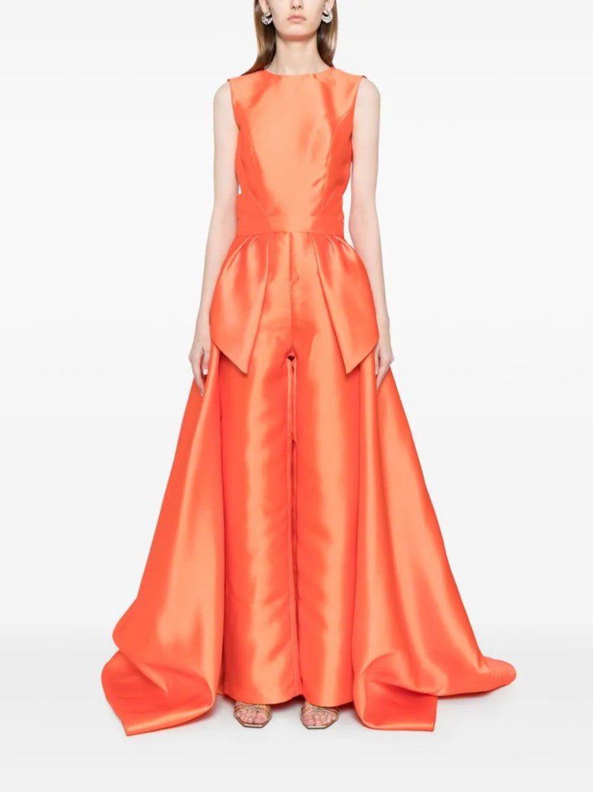 Saiid Kobeisy Mikado Classic Jumpsuit With Detachable Overskirt