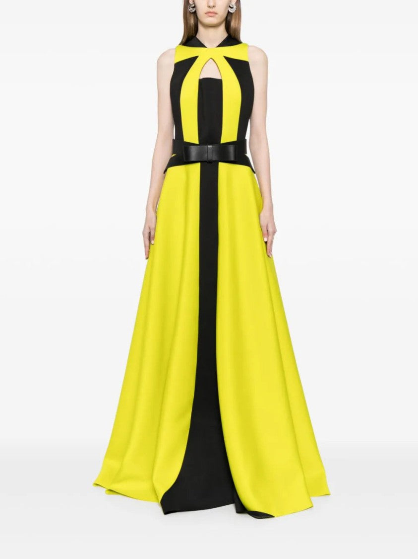 Saiid Kobeisy Neoprene Dress With Contrasting Cuts