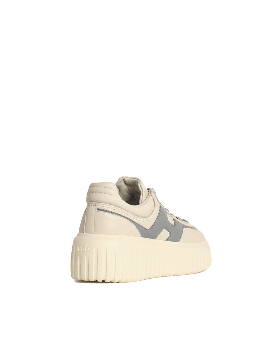 Hogan H-Stripes Ivory Sneakers