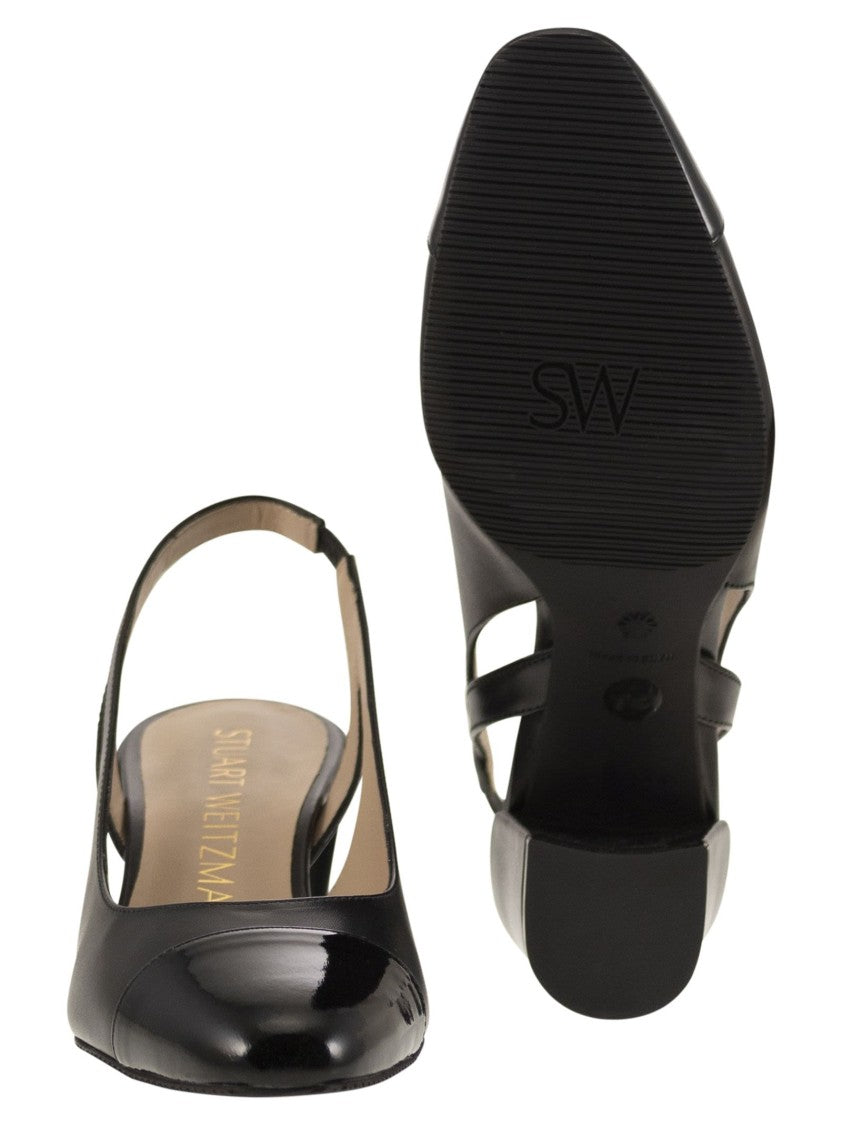 Stuart Weitzman Pointed Pumps With Block Heel