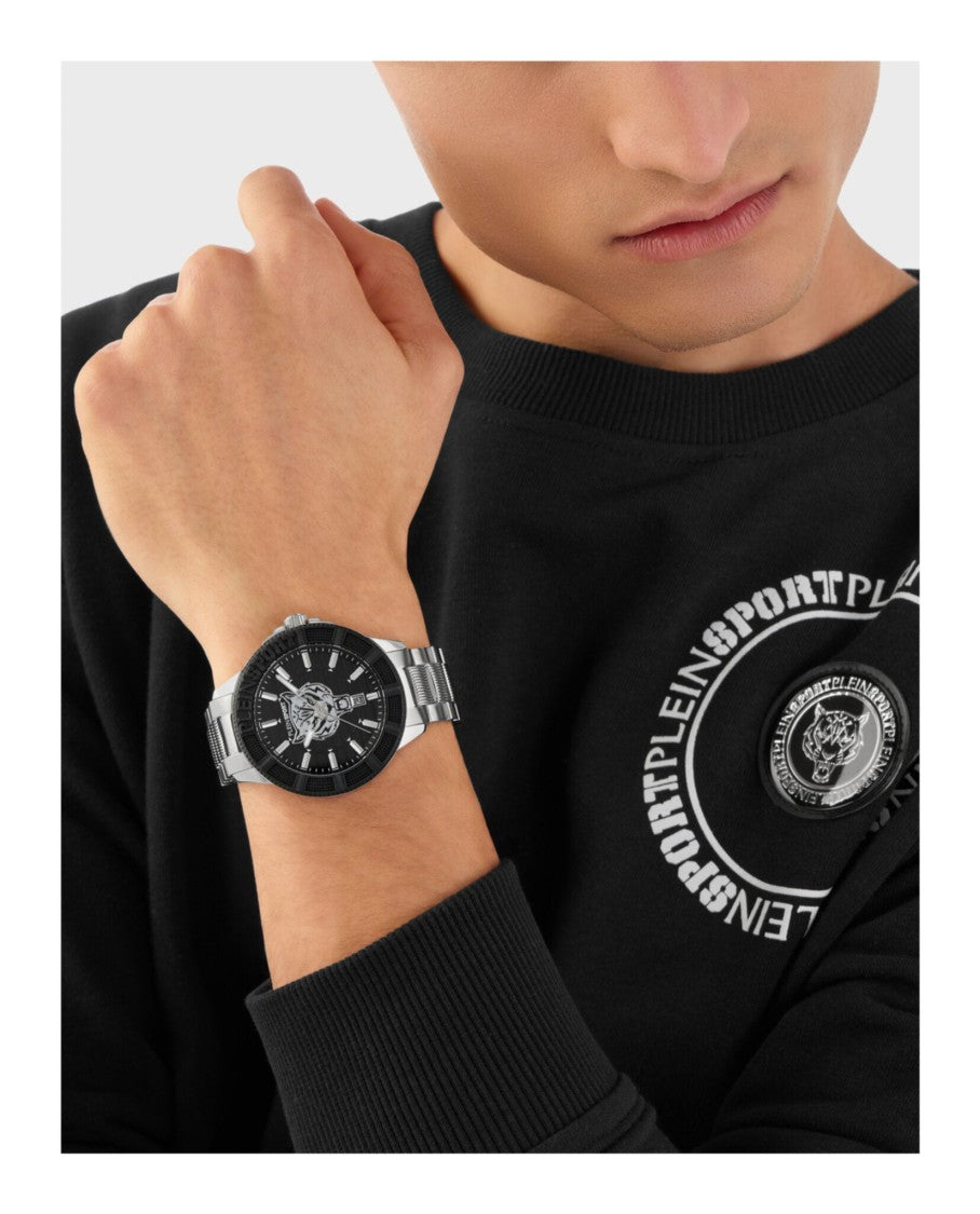 Plein Sport City Rush Bracelet Watch With Black Enamel Dial