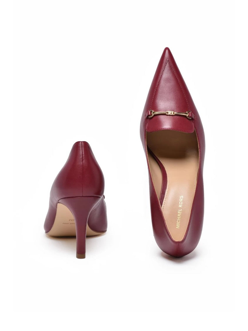 Michael Kors Pink Leather Pointed Pumps