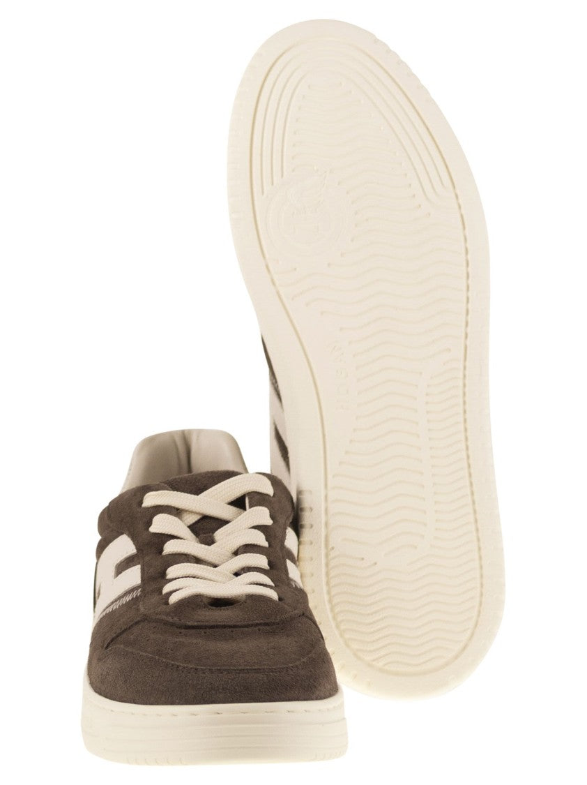 Hogan H630 - Suede Trainers With H On The Side