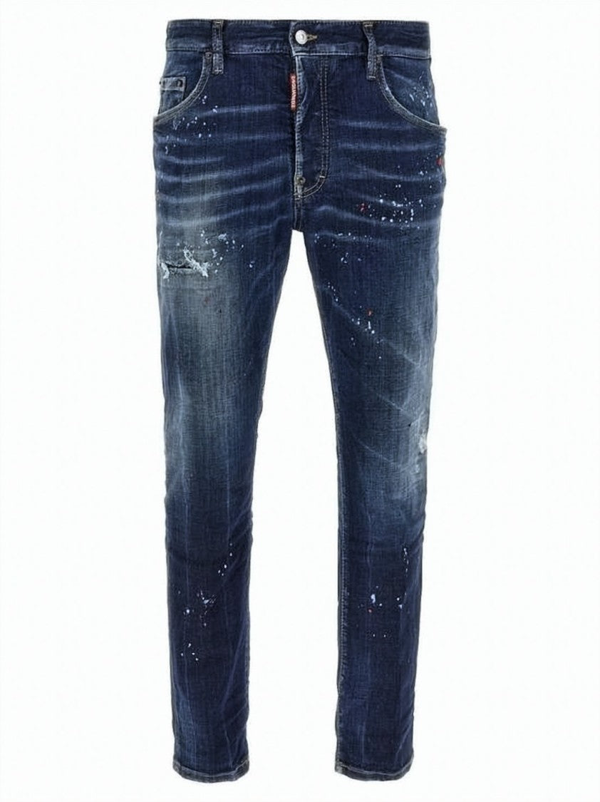 Dsquared2 Slim Fit Distressed Denim Pants