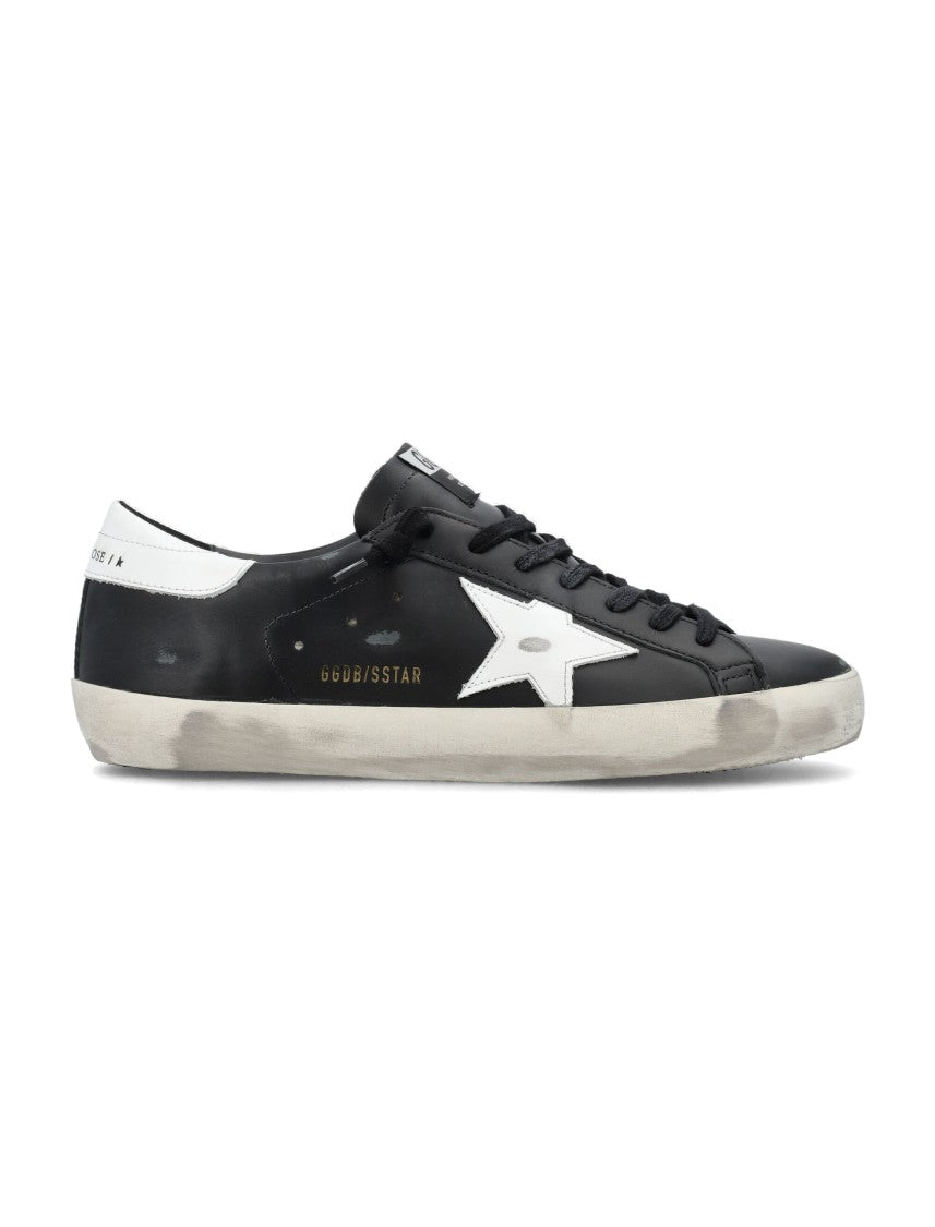 Golden Goose Superstar Low-Top Sneakers With Distressed Finish