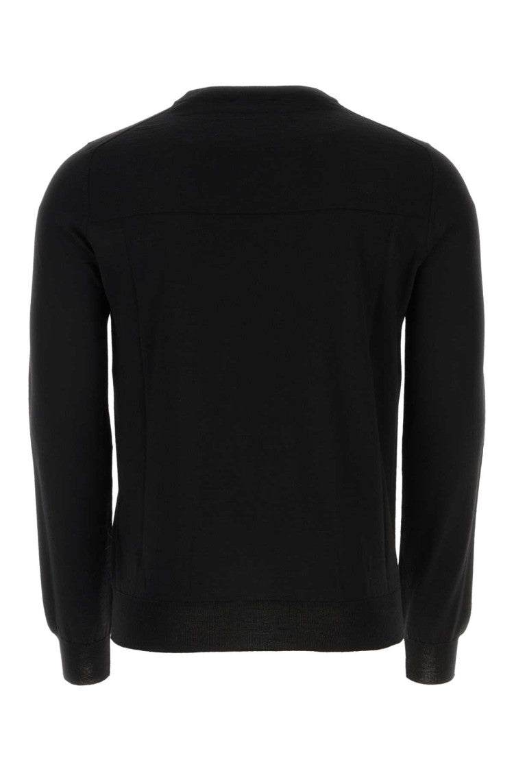 Jil Sander Black Wool Sweater