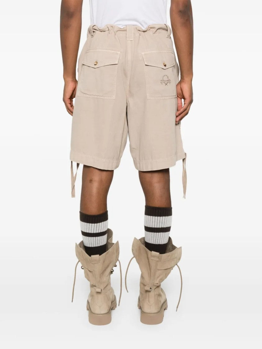 Moschino Straight-Leg Tailored Minimalist Design Shorts