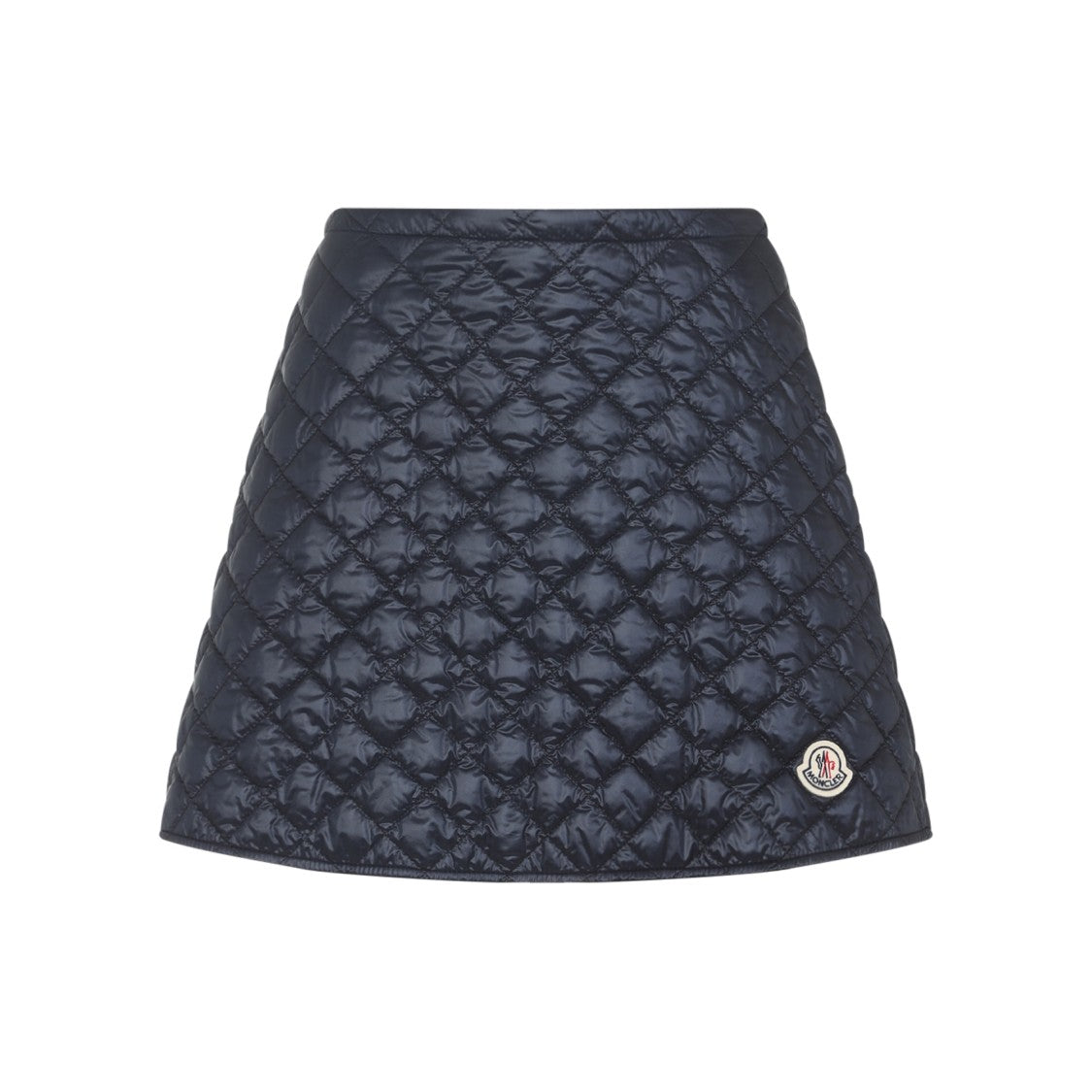 Moncler Navy Blue Polyamide Mini Skirt