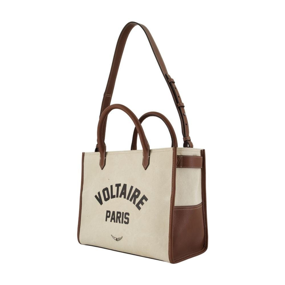 Zadig & Voltaire Angel Voltaire Shopping Bag - Cotton - Beige