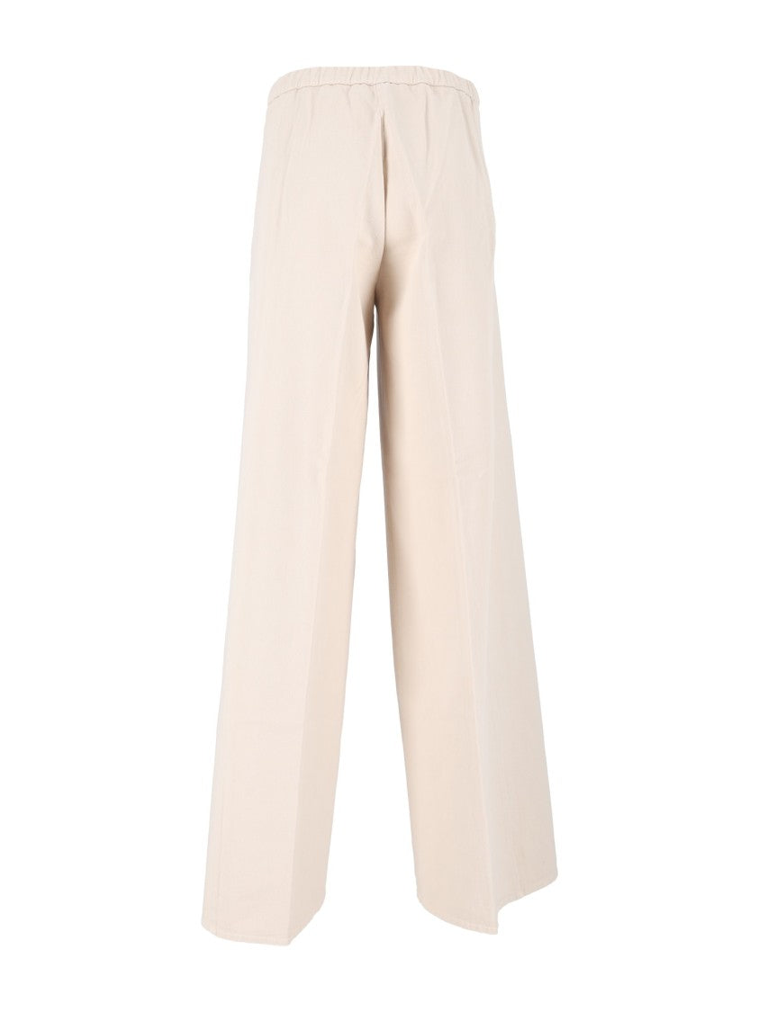 Forte Forte Fluid Twill Wide-Leg Cotton Pants