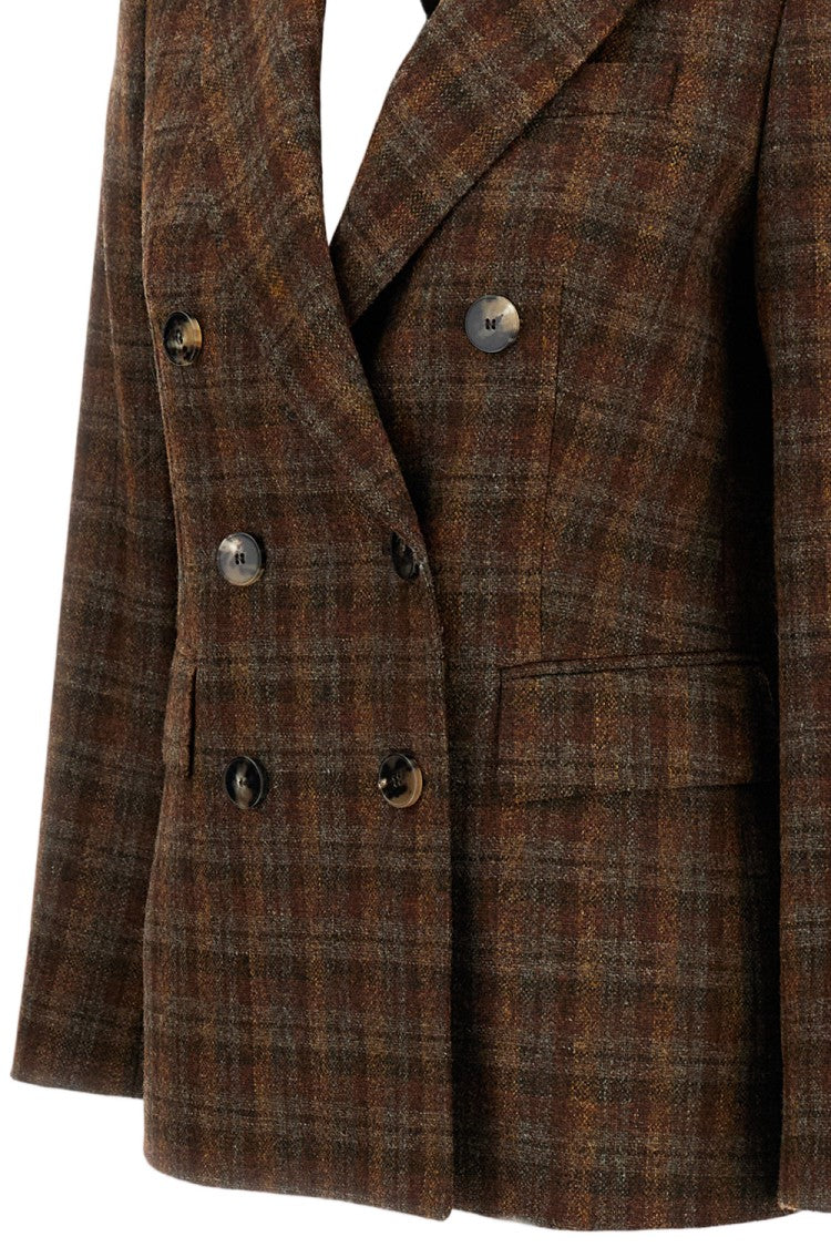 Alberto Biani Double-Breasted Shetland Jacket