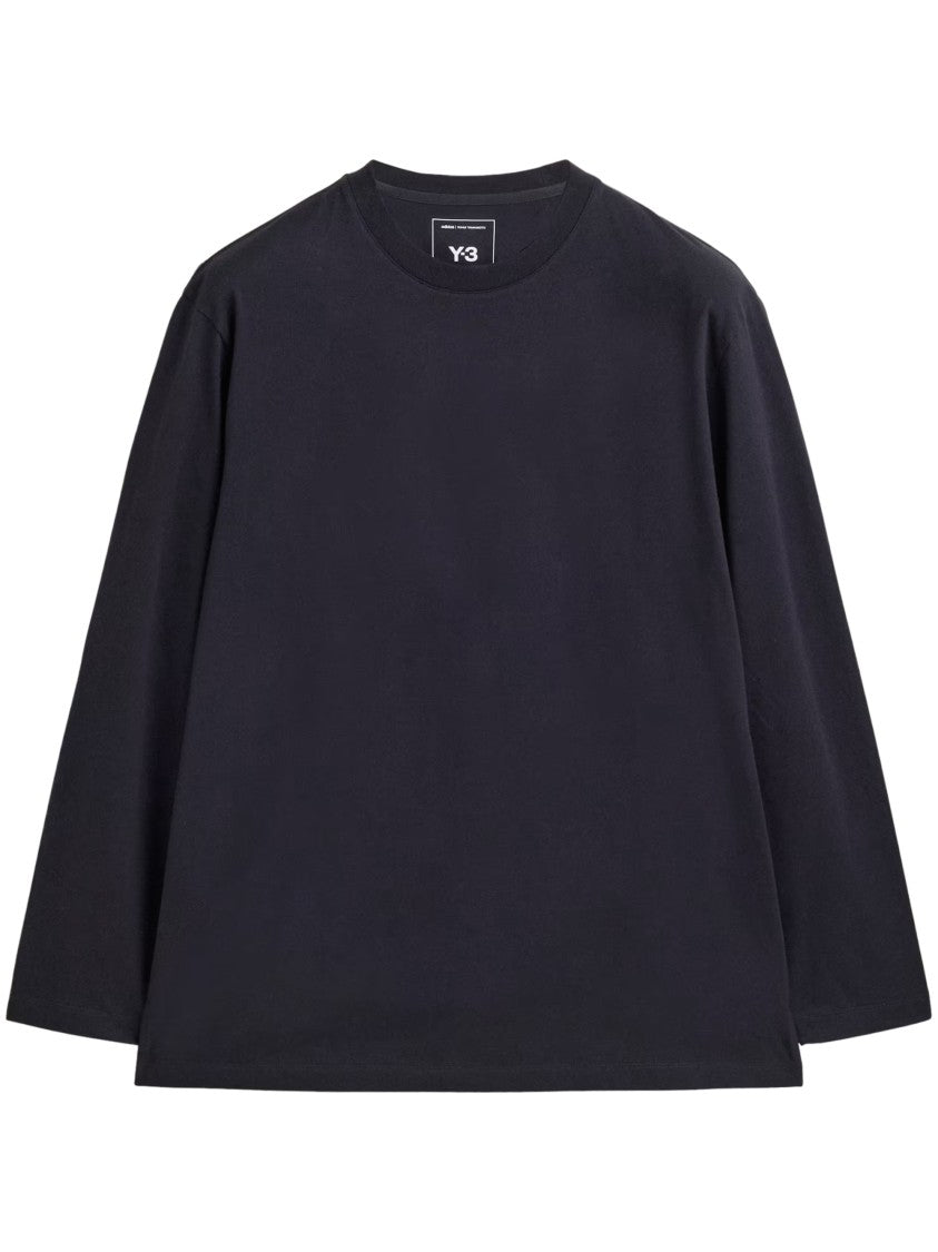 Y-3 Long-Sleeve Casual Shirt With Graphic Print