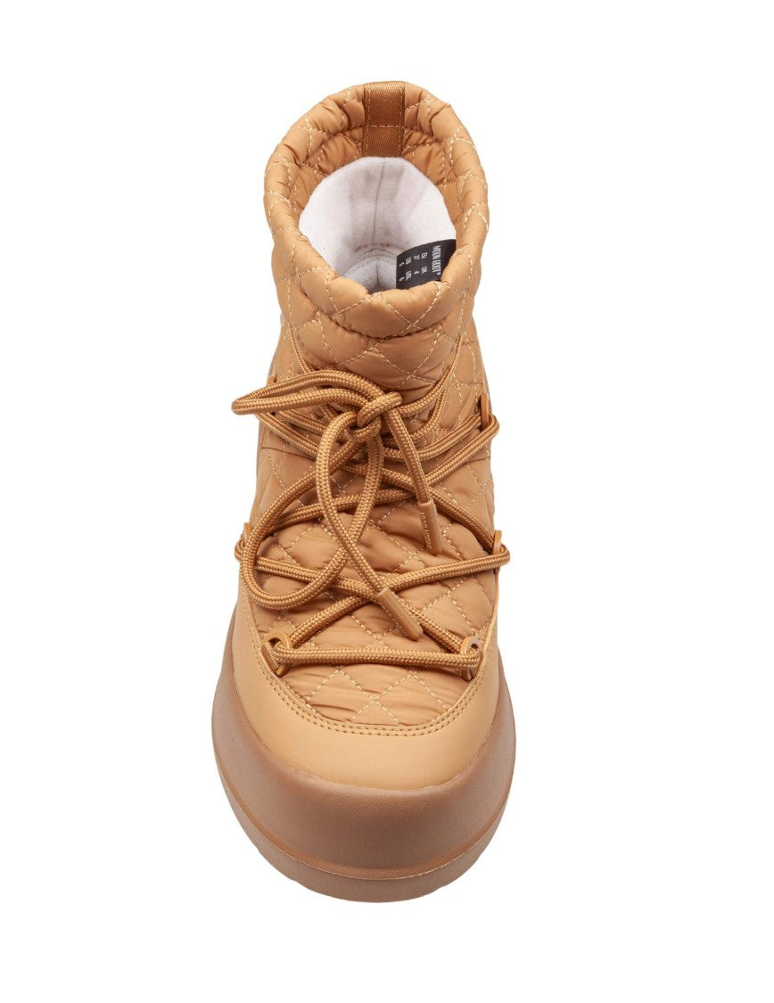 Moon Boot Quilted Half-Moon Mid Boot, Sand