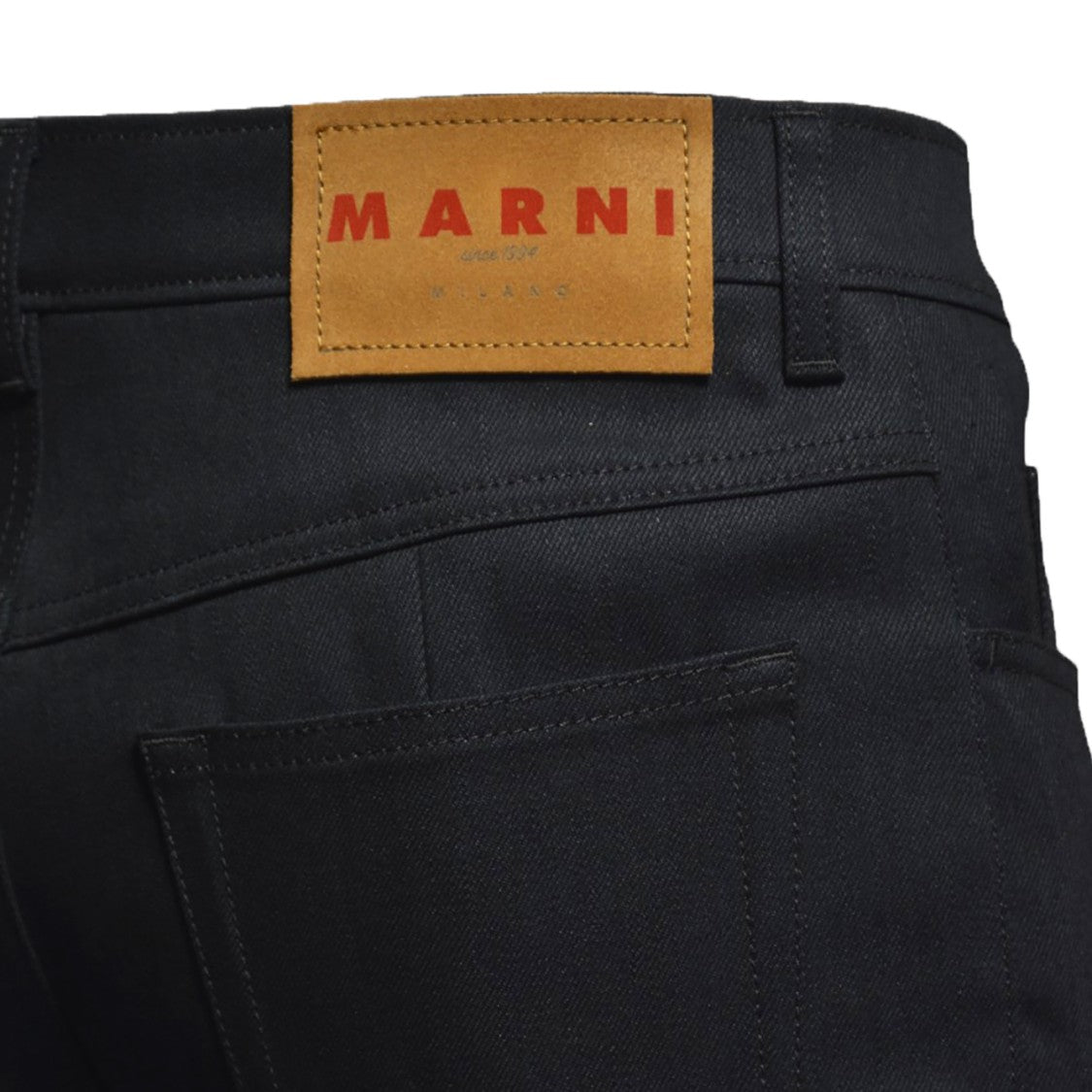 Marni Straight-Leg Pants In Organic Cotton Twill