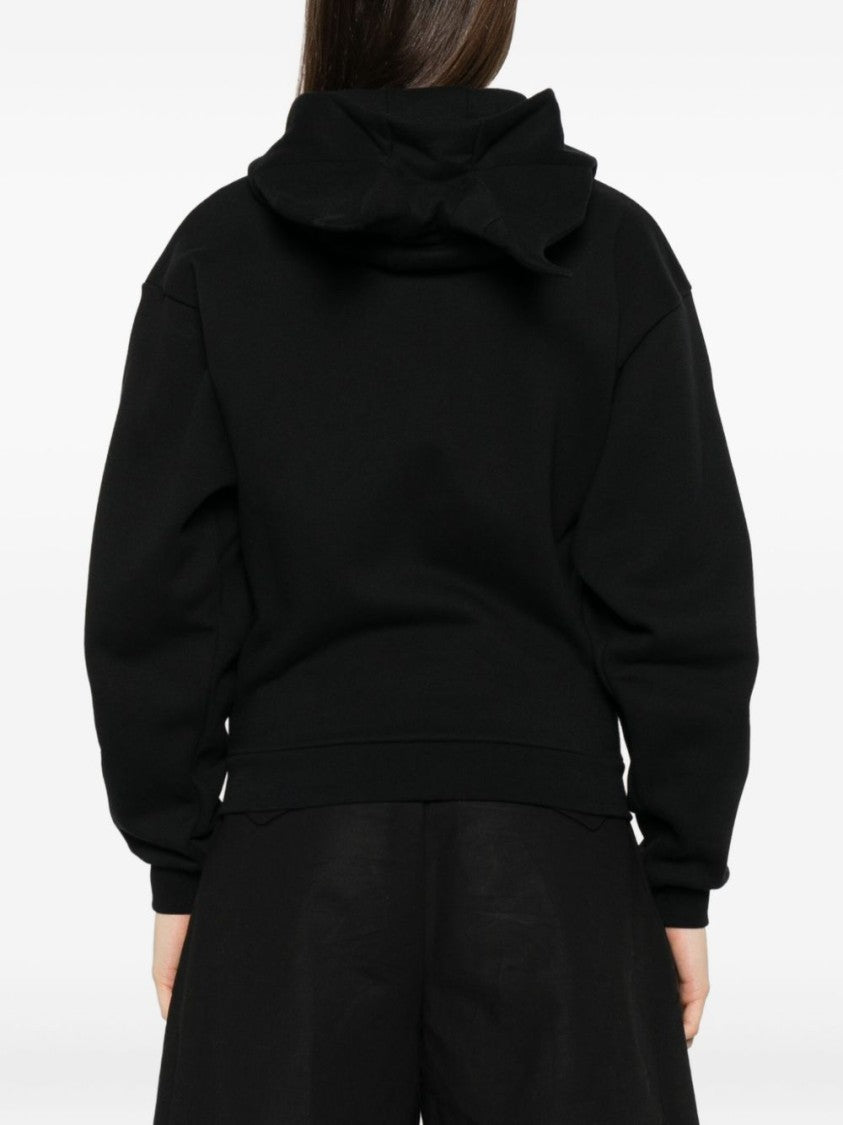 Coperni Maleficent-Designed Zip-Up Hoodie With Horned Hood