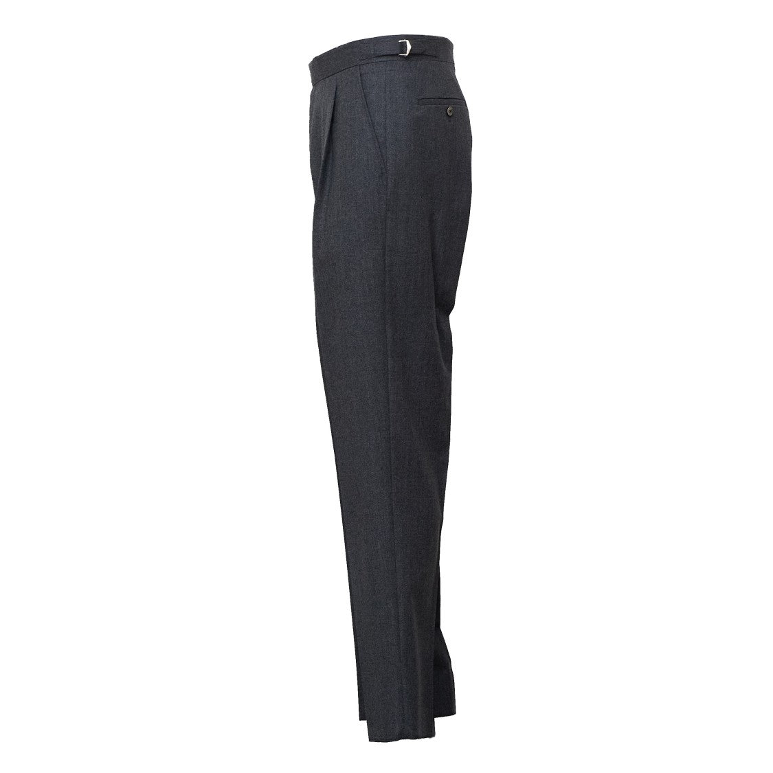 Caruso Single Pleat Wool Trousers