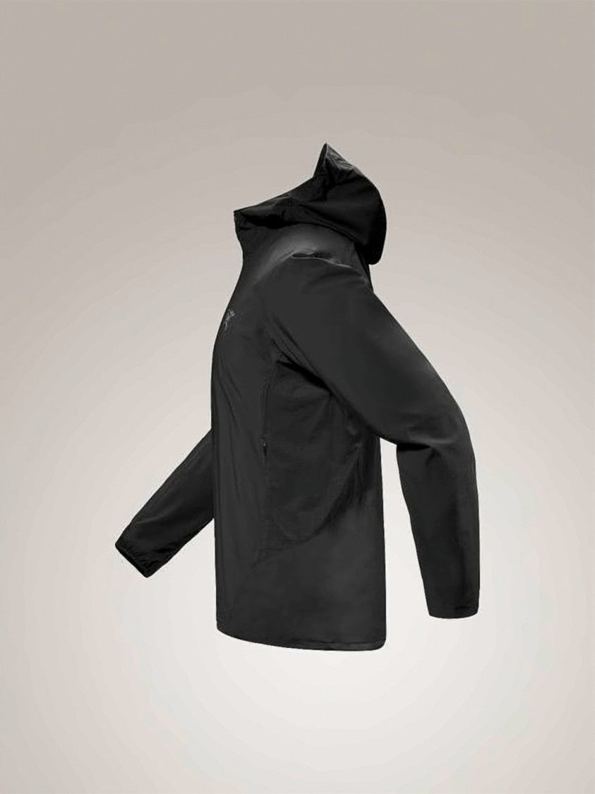 Arc'teryx Black Minimalist Hooded Full Zip Jacket