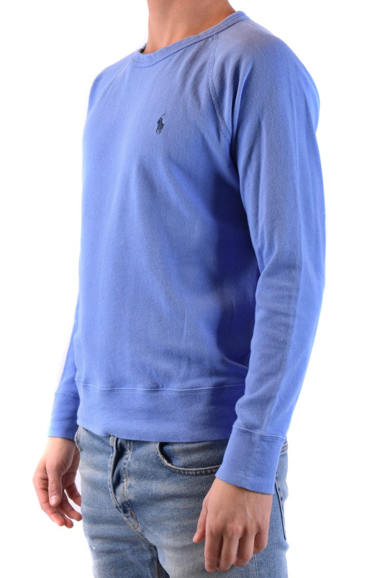 Polo Ralph Lauren Blue Classic Crew Neck Logo Sweatshirt