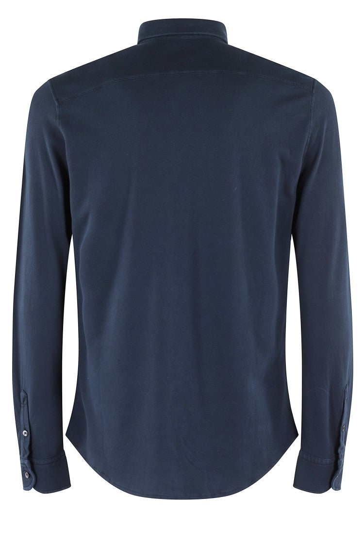 Circolo 1901 Classic Piquet Jersey Shirt With Pointed Collar