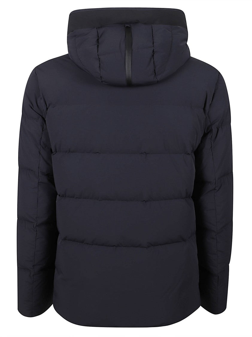 Duno Packable Down Jacket With Neoprene Details And Reflective Inserts