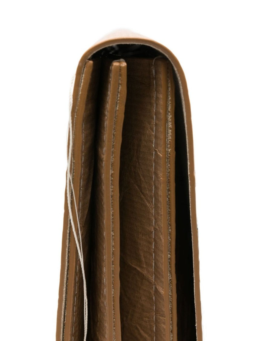 Givenchy Beige Drawstring Bag With Rectangular Patch