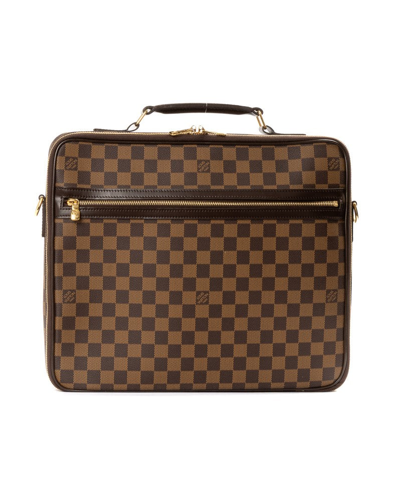 Louis Vuitton Brown Damier Ebene Sabana Mm Briefcase