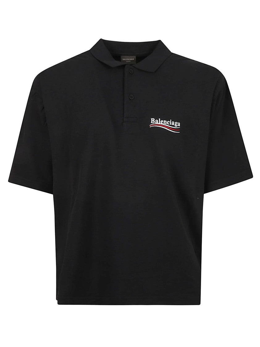 Balenciaga Cropped Polo Shirt