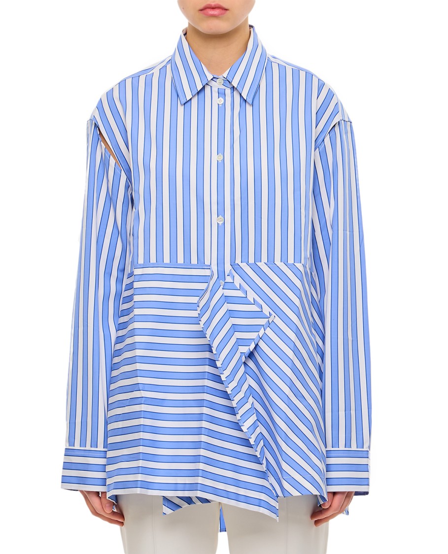 J.W. Anderson Peplum Drape Shirt