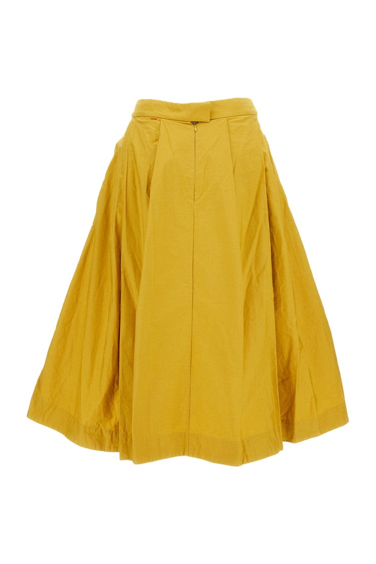 Casey & Casey Flared Pleated Skirt