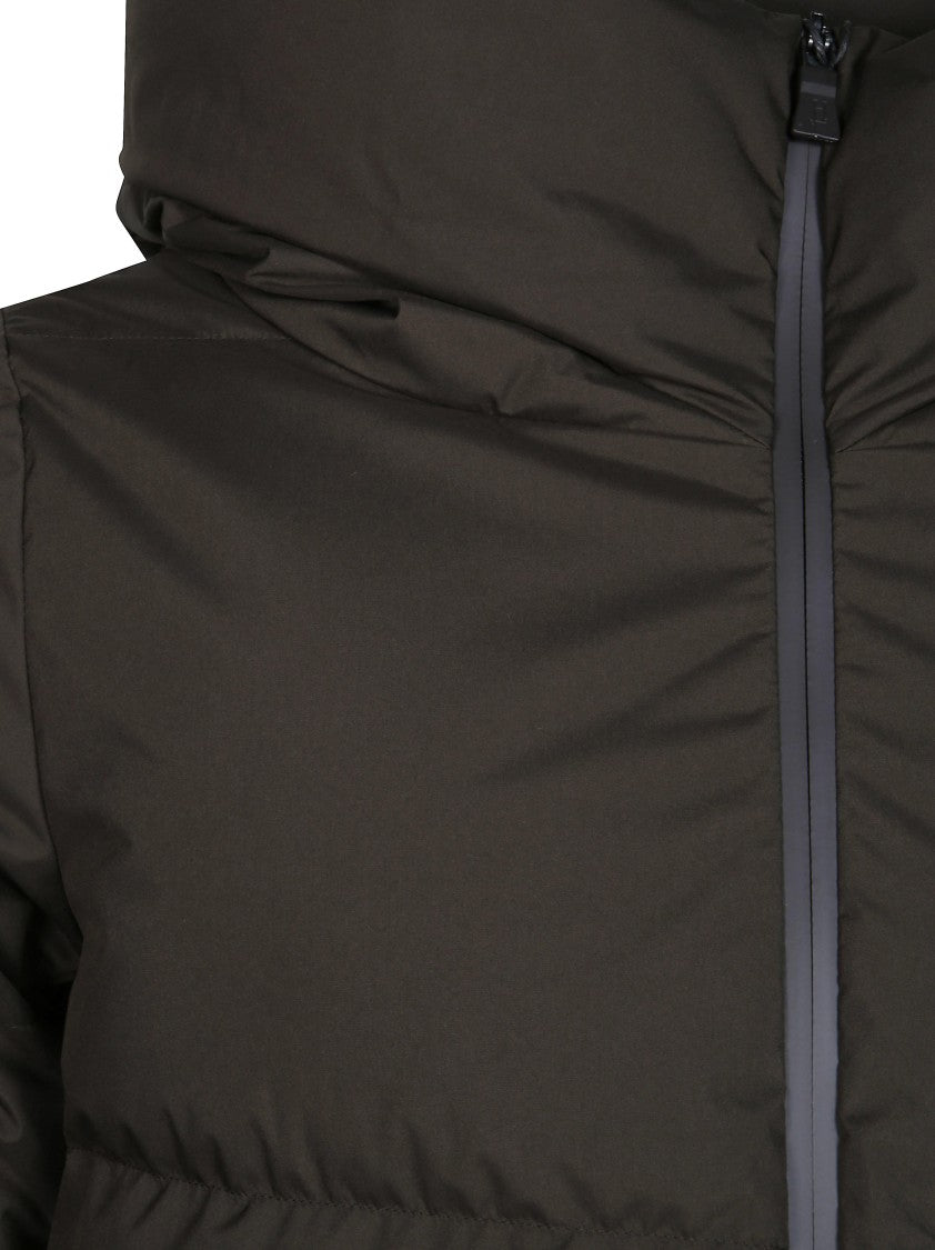 Herno Short Boxy High Collar Down Jacket