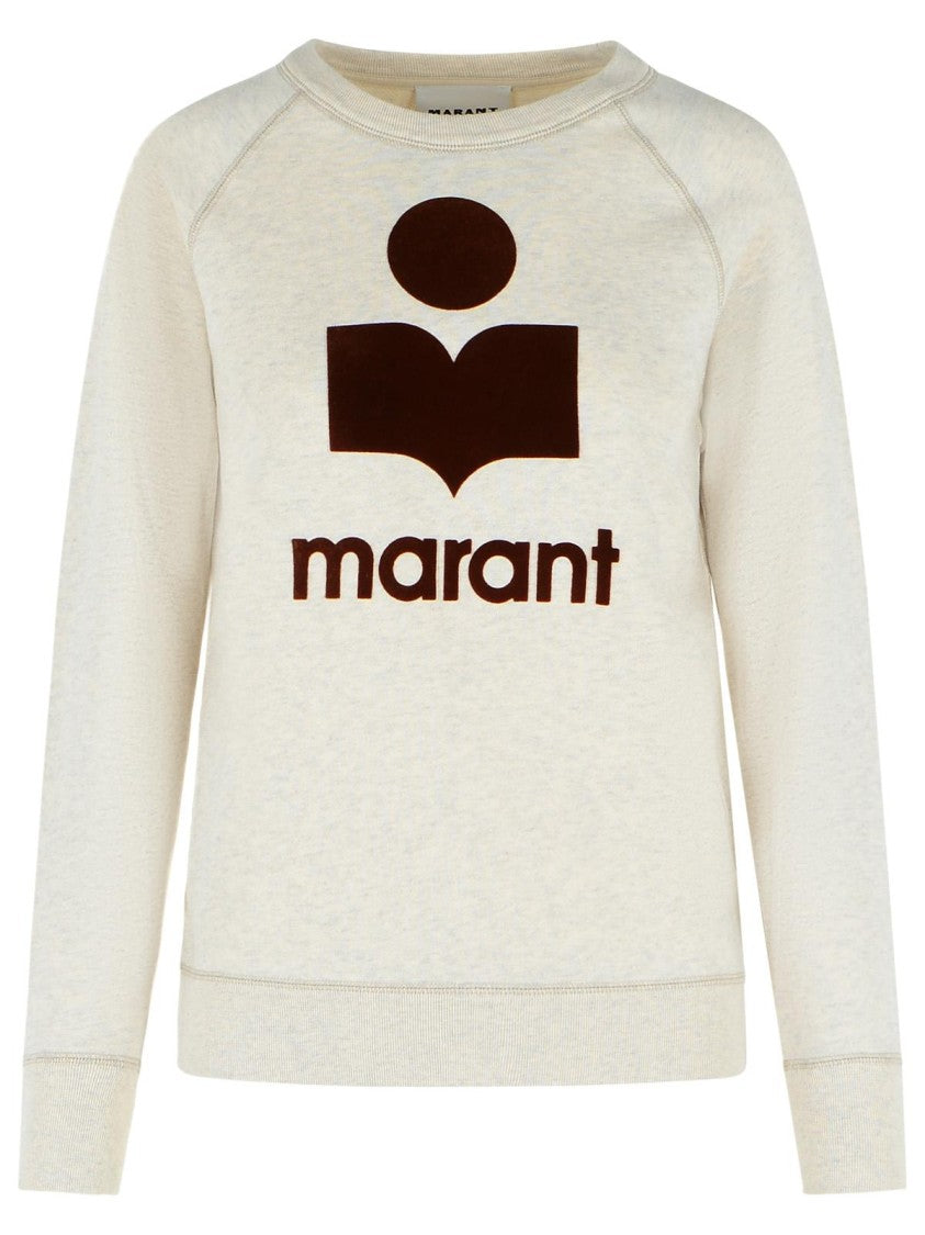 Isabel Marant Étoile 'Millyny' Sweatshirt In Ecru Cotton Misot
