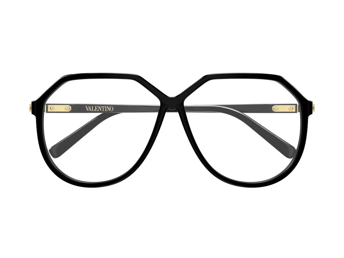 Valentino Gold Vg0026s Oversized Geometric Sunglasses