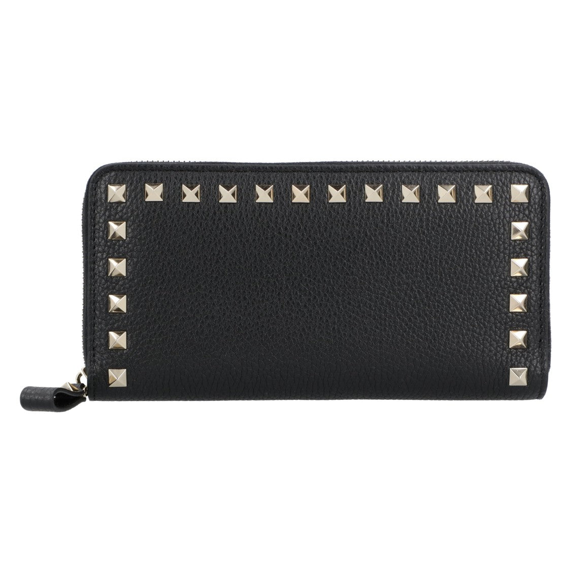 Valentino Rockstud Zip Around Wallet