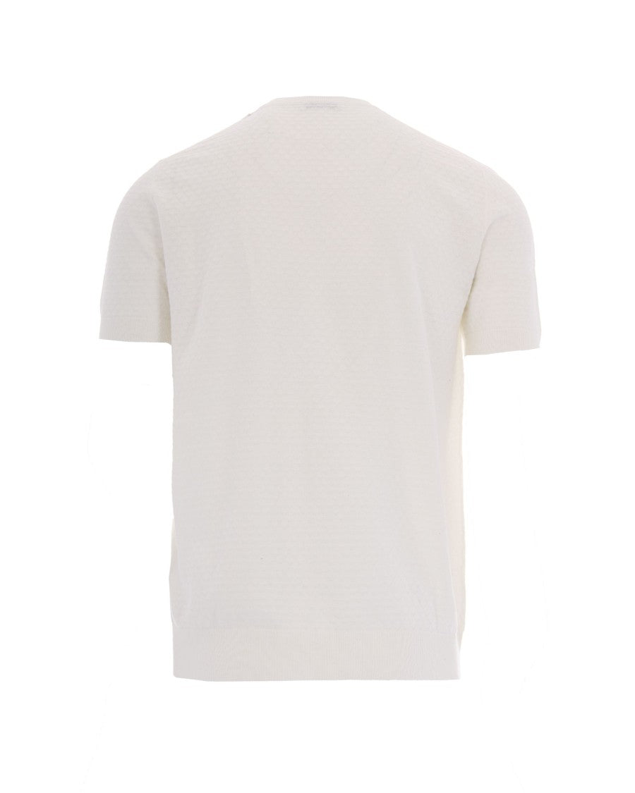 Paolo Pecora Paolo Pecora White Knit T-Shirt