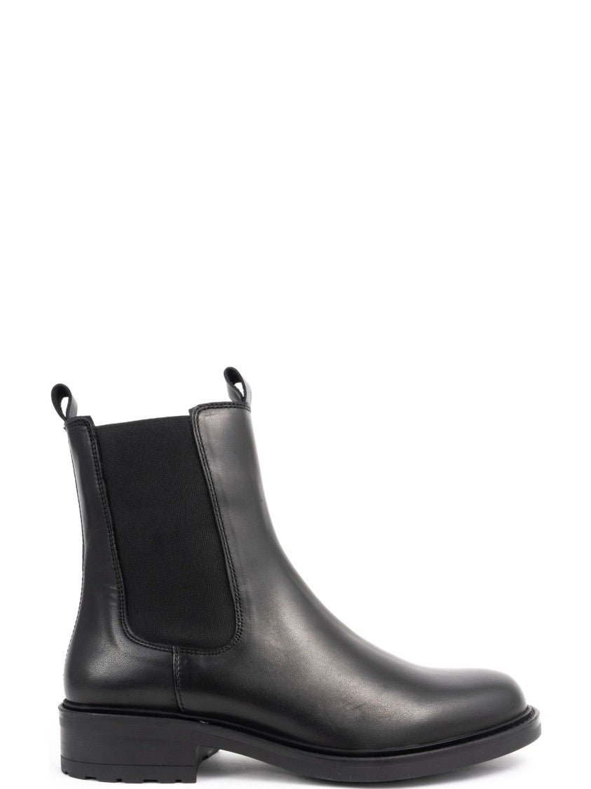 Sergio Moretti Ankle Boots With Elastic Side Panels