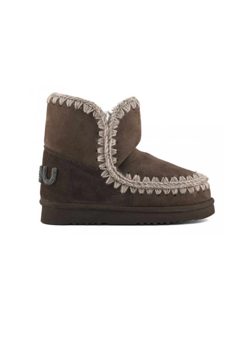 Mou Brown Eskimo 18 Glitter Logo Clog