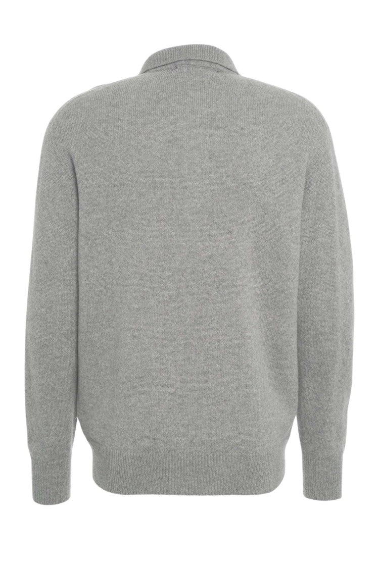 Amaranto Polo Collar Knitwear Sweater
