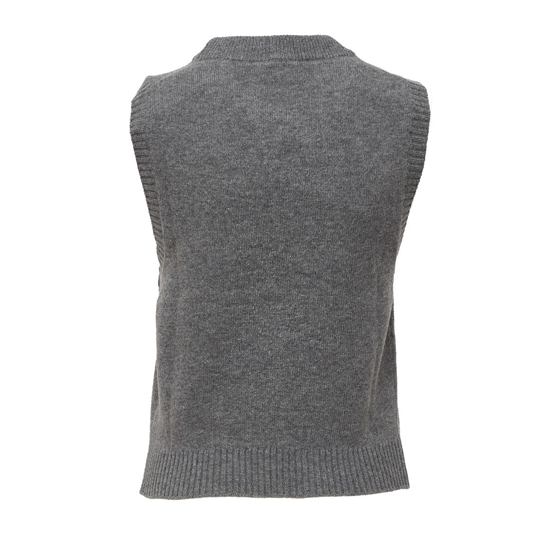 Ganni Graphic Flowers Wool Vest