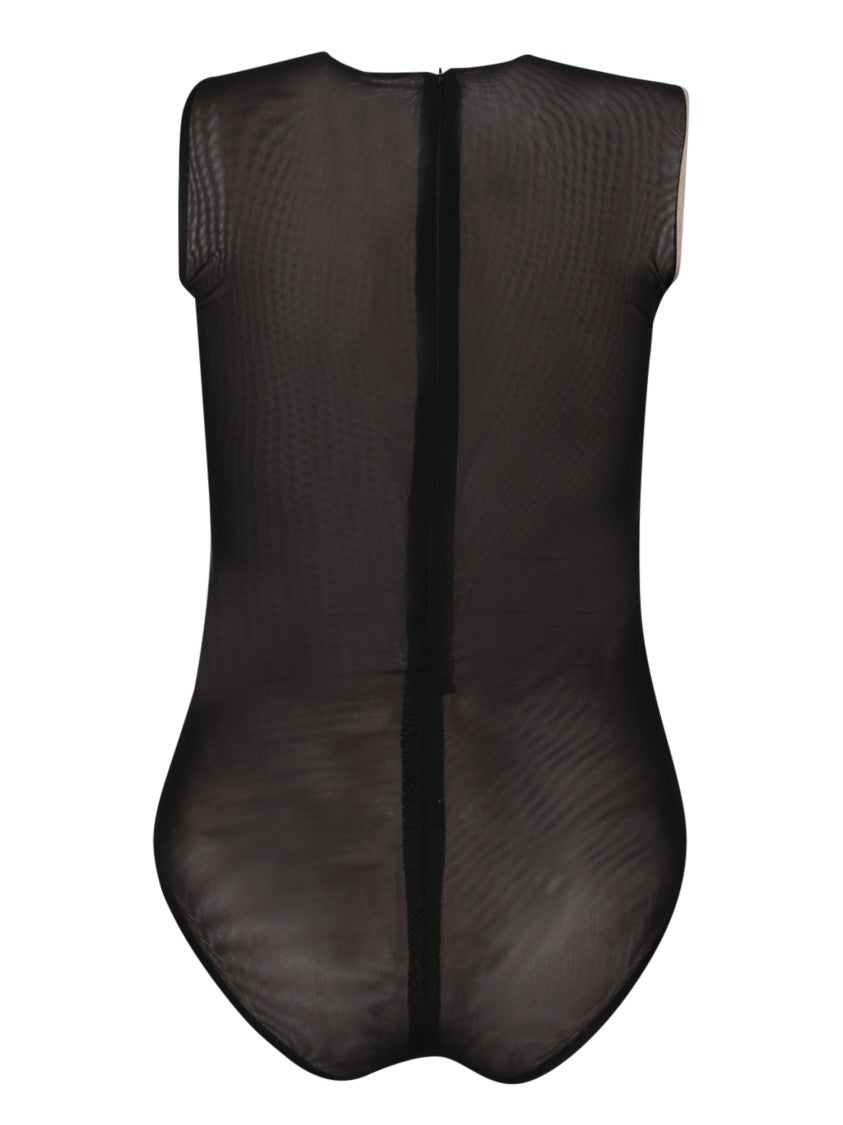 Blanca Vita Black Fitted Bodysuit