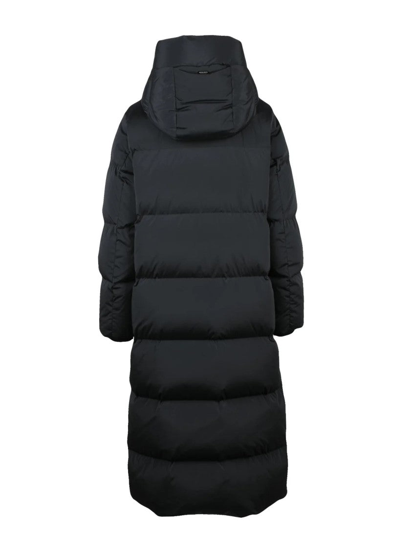 Woolrich Black Polyamide Quilted Down Jacket