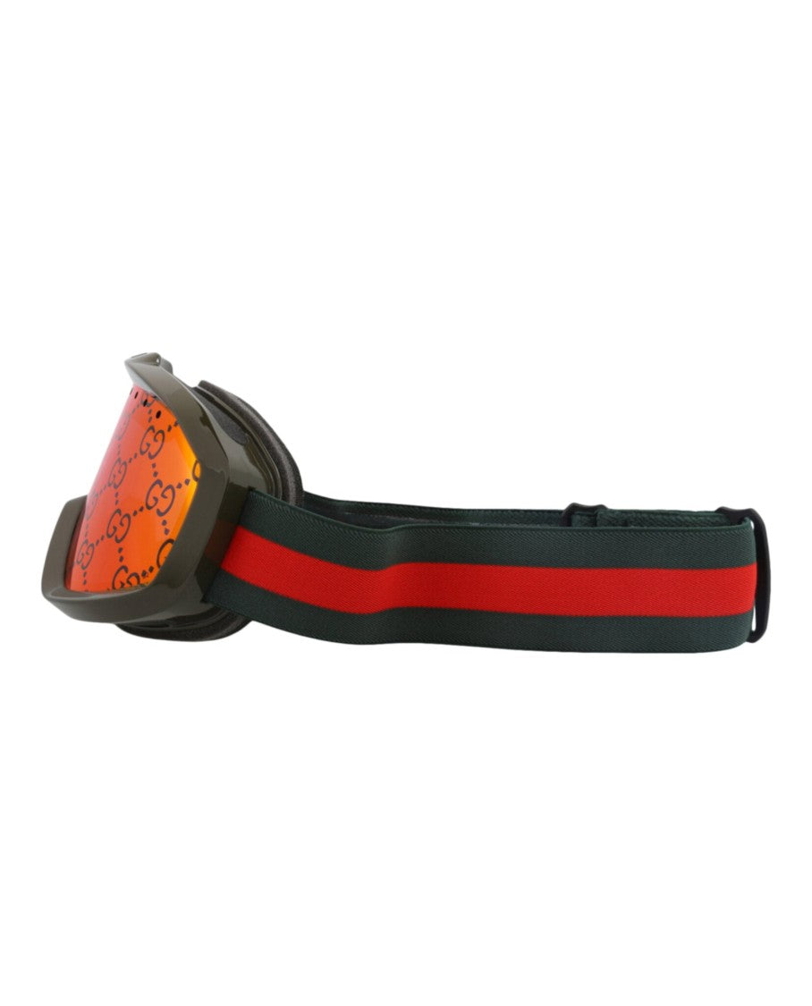 Gucci Shield-Frame Injection Sunglasses