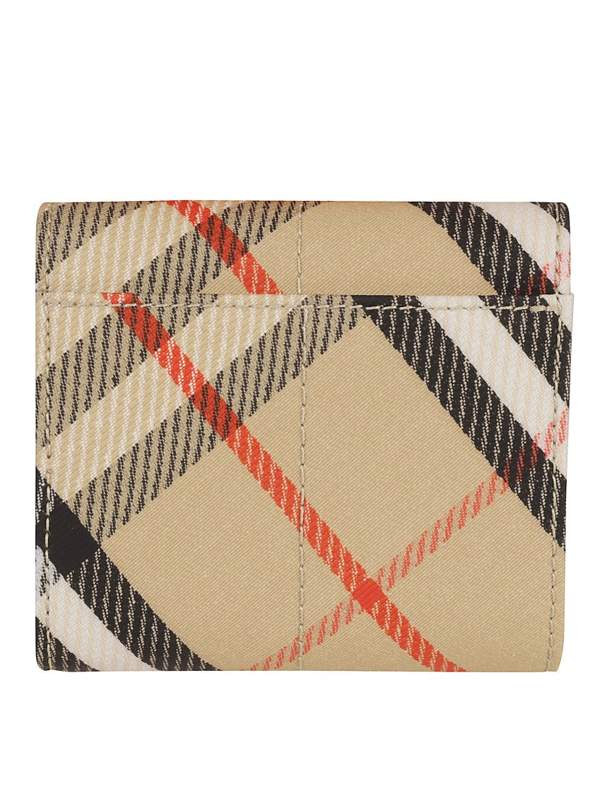 Burberry Vintage Check Pattern Wallet