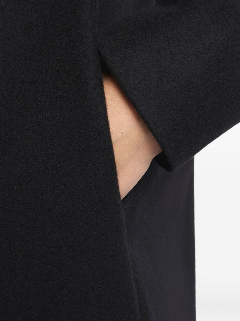 Fay Tailored Black Jacket With High Collar