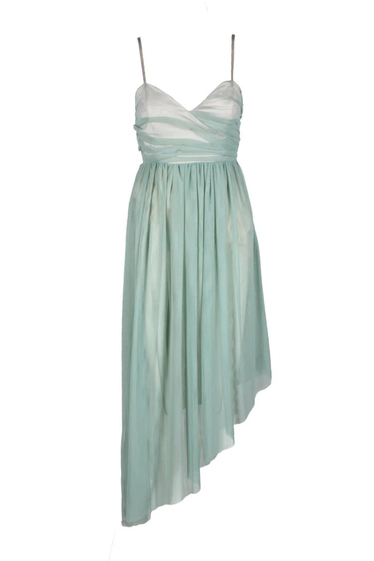 Revise Aqua Sweetheart Tulle Evening Dress