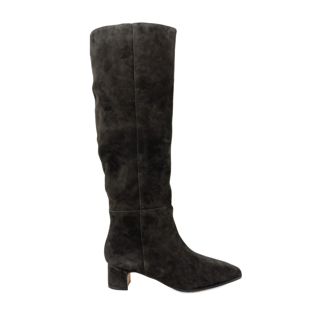 Sergio Moretti Gray Pointed Toe Plush-Lined Suede Dress Boots