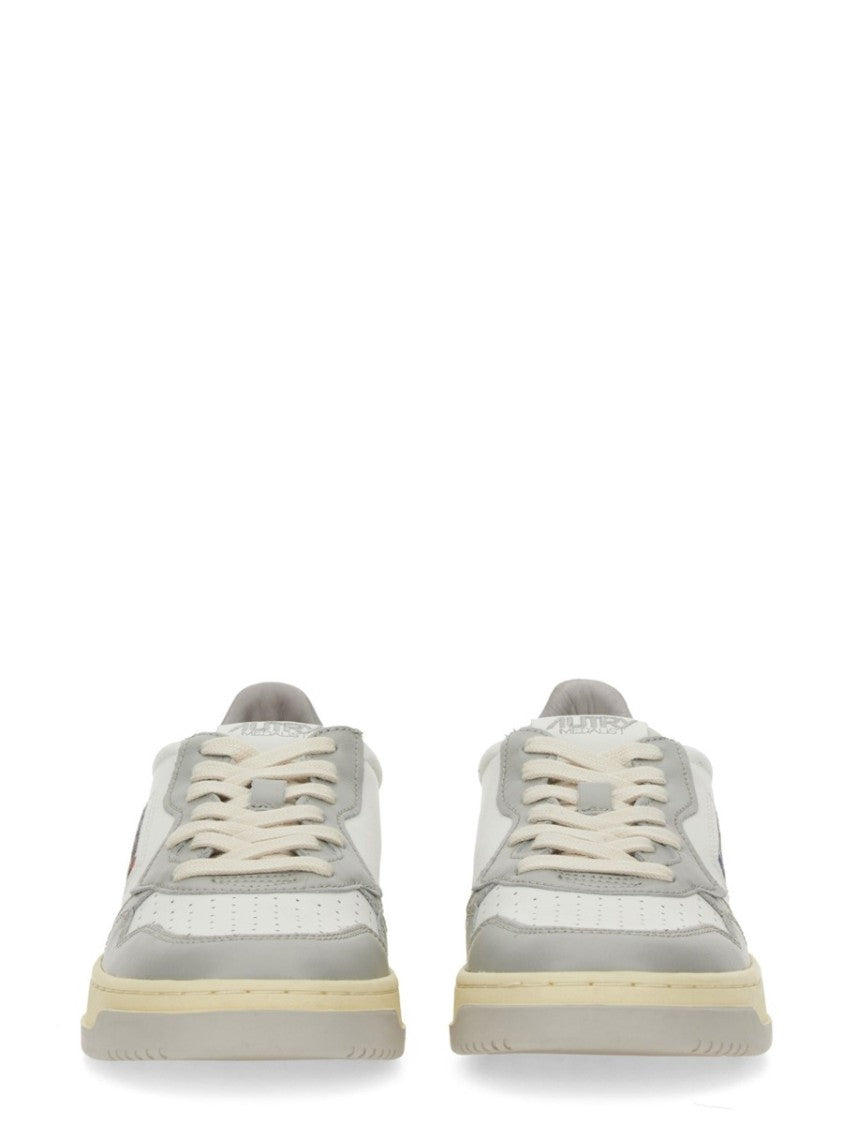Autry White Light Grey Overlays Sneakers